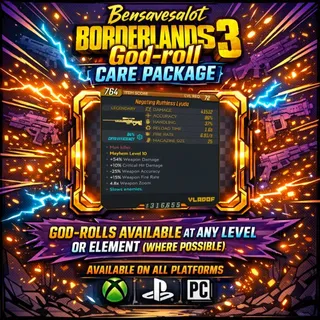 Bensavesalot God-Roll Gear drop (Lyuda)