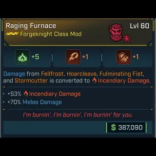 Borderlands 4: Furnace God-Roll level 60 | BL4 | Borderlands