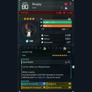 Max Legit Roujay god-roll (booster)