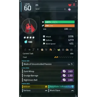 splatterina godroll (worker) pal palworld