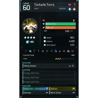 Palworld: turtacle terra (worker) Pals | Pal World | Pals