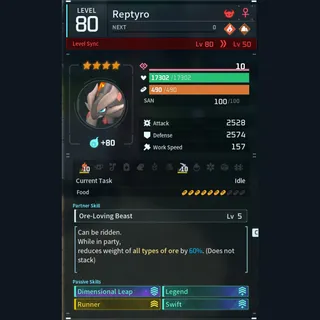 Max Legit Reptyro god-roll (glider/transport/full-speed mount)