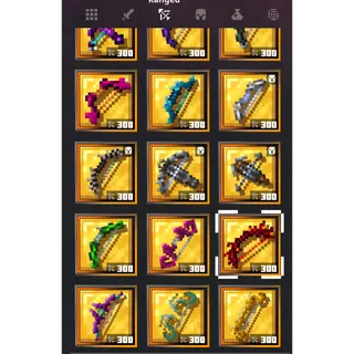 Minecraft Dungeons: ultimate BOW bundle 42 OP bows