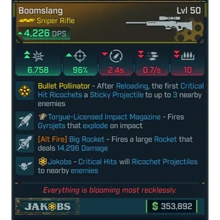 GROLL boomslang (big rocket)(togue)