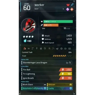 Palworld: Jormuntide ignis (worker)(god-roll) | Pal World | Pals