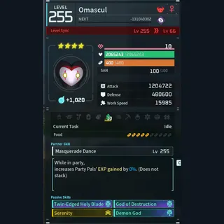 Palworld: Modded Omascul godroll (attacker) pal Pals | Pal World | Pals