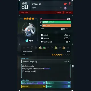 Max Legit Venusa god-roll (glider/transport/full-speed mount)