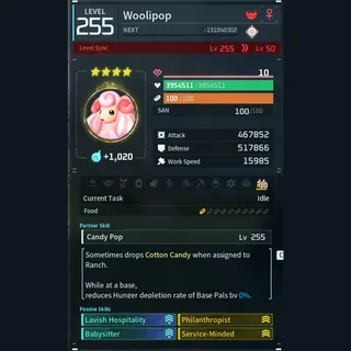 Modded Woolipop god-roll (cattle)