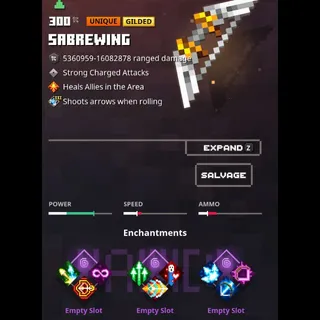 minecraft dungeons:  sabrewing