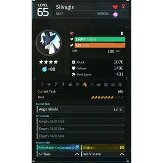 silvegis  (worker)(god-roll) Palworld