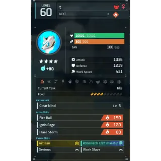 kitsun godroll (worker) pal palworld