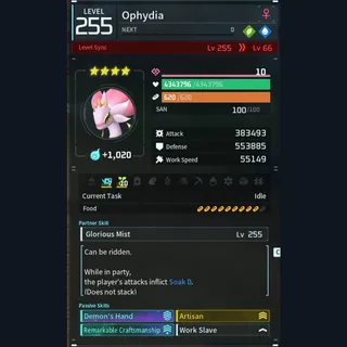 Palworld: Modded Ophydia godroll (worker) pal Pals | Pal World | Pals
