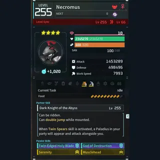 Palworld: Modded Necromus godroll (attacker) pal Pals | Pal World | Pals