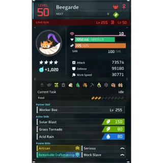 beegarde godroll (modded worker) pal palworld