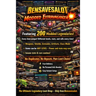 Borderlands 4 | 200 Modded Extravaganza Legendary Mystery Bundle