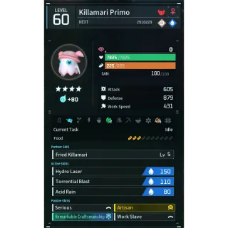 killamari primo (worker) Palworld