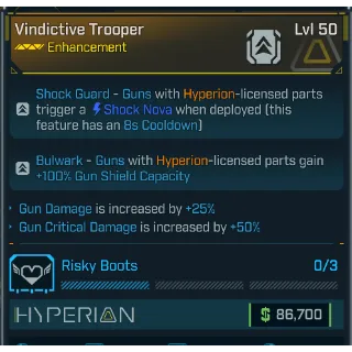 GROLL vindictive trooper (gun damage and crit)