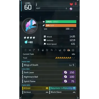 Helzephyr godroll (worker) pal palworld