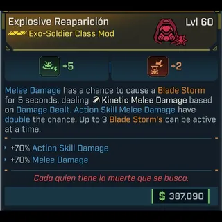 Borderlands 4: Reaparición God-Roll level 60 | BL4 | Borderlands