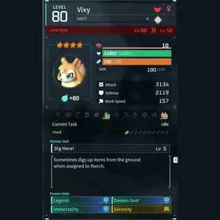 Max Legit Vixy god-roll (legit attacker)