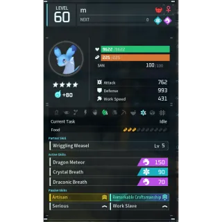 chillet godroll (worker) pal palworld