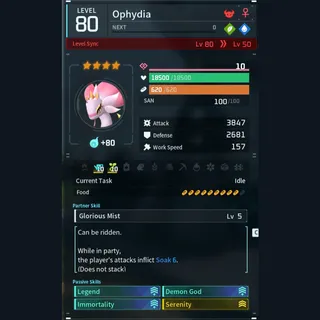 Max Legit Ophydia god-roll (legit attacker)
