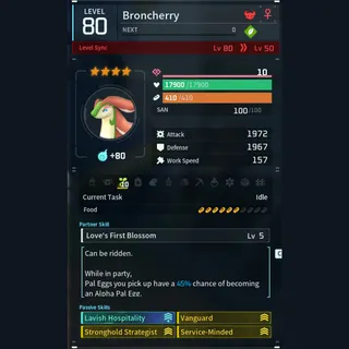 Max Legit Broncherry god-roll (booster)