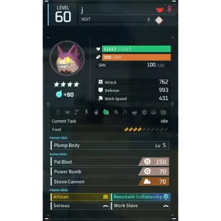 grintale godroll (worker) pal palworld