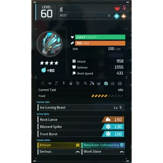 Reptyro cryst godroll (worker) pal palworld