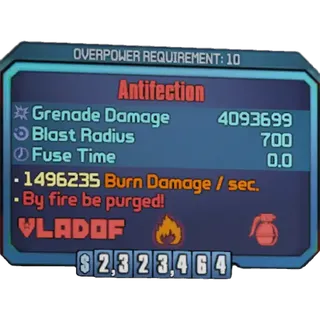 borderlands 2: Antifection (Xbox/PC) (adjustable level)