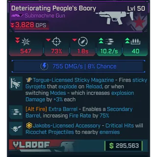 GROLL deteriortating people's boory shock (jakobs) level 50