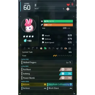 ribunny  godroll (worker) pal palworld