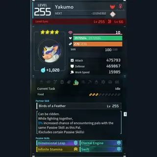 Palworld: Modded Yakumo godroll (mount) pal Pals | Pal World | Pals