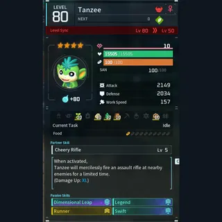 Max Legit Tanzee god-roll (glider/transport/full-speed mount)