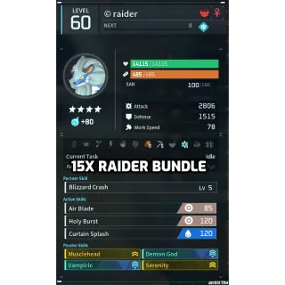 pal world ultimate RAIDER Bastigor TEAM (worker)(god-roll) Palworld