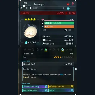 Palworld: Modded Sweepa godroll (mount) pal Pals | Pal World | Pals