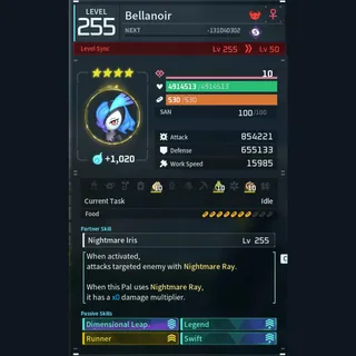 Modded Bellanoir god-roll (glider/transport/full-speed mount)