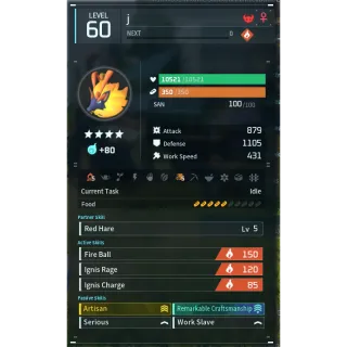 pyrin godroll (worker) pal palworld