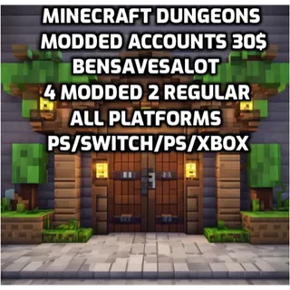 Minecraft Dungeons: modding acc or modded acc 