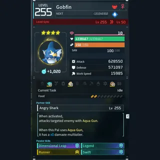 Modded Gobfin god-roll (glider/transport/full-speed mount)