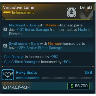 GROLL vindictive lame (gun damage and crit)