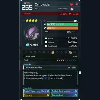 Palworld: Modded Xenovader godroll (attacker) pal Pals | Pal World | Pals