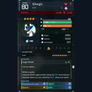 Max Legit Silvegis god-roll (glider/transport/full-speed mount)