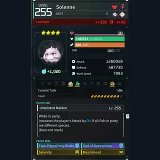 Palworld: Modded Solenne godroll (attacker) pal Pals | Pal World | Pals