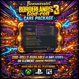 Bensavesalot God-Roll Gear drop (Ashen Beast)