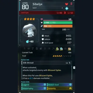 Max Legit Sibelyx god-roll (legit attacker)