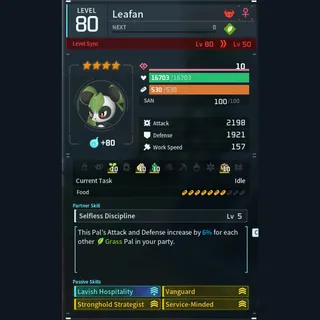 Max Legit Leafan god-roll (booster)