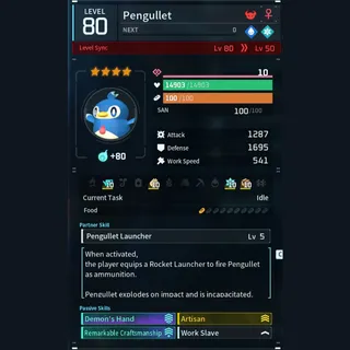 Max Legit Pengullet god-roll (worker)
