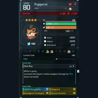 Max Legit Pupperal god-roll (booster)