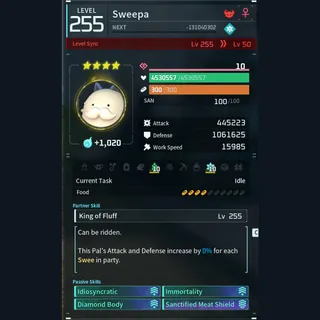 Modded Sweepa god-roll (tank)